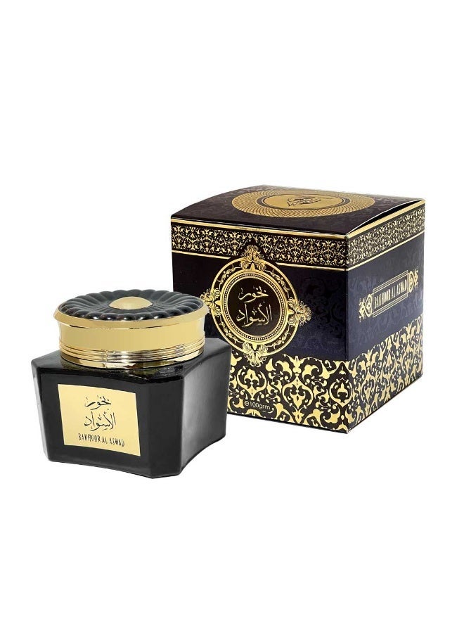 أرض الشيوخ بخور الأسود بخور عود 100 جرام - دخون عربي أصيل - Image 2